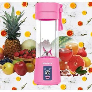 Portable juice blender.This 3-speed blender comes with a powerful 30W motor that has an overheat protection feature that runs the copper color cutting blades.