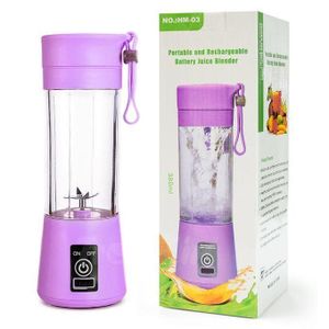 Portable juice blender.This 3-speed blender comes with a powerful 30W motor that has an overheat protection feature that runs the copper color cutting blades.