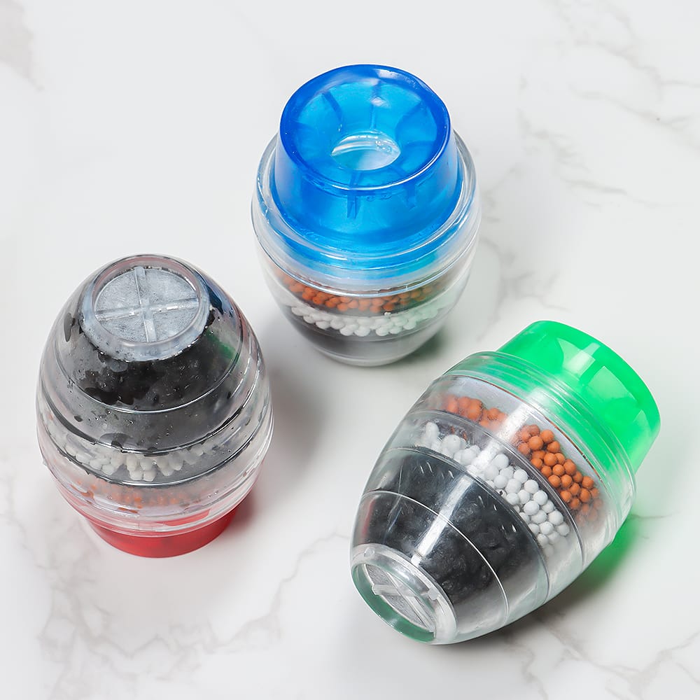 3PCS FAUCET WATER FILTER. Faucet Filter /Water Purifier Filter Carbon  For Household Kitchen Tap, Splash-Proof Water Faucet,  Suitable For Most Round Pipe Faucets.