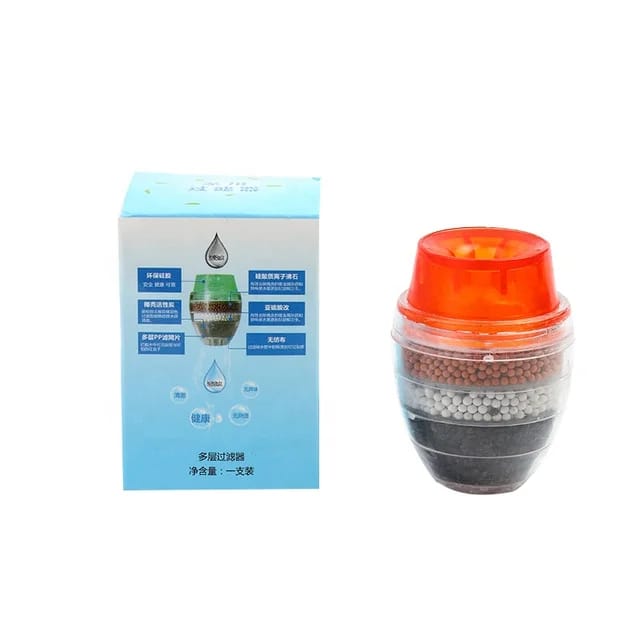 3PCS FAUCET WATER FILTER. Faucet Filter /Water Purifier Filter Carbon  For Household Kitchen Tap, Splash-Proof Water Faucet,  Suitable For Most Round Pipe Faucets.