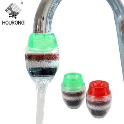 3PCS FAUCET WATER FILTER. Faucet Filter /Water Purifier Filter Carbon  For Household Kitchen Tap, Splash-Proof Water Faucet,  Suitable For Most Round Pipe Faucets.
