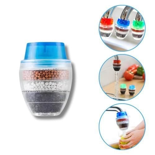 3PCS FAUCET WATER FILTER. Faucet Filter /Water Purifier Filter Carbon  For Household Kitchen Tap, Splash-Proof Water Faucet,  Suitable For Most Round Pipe Faucets.