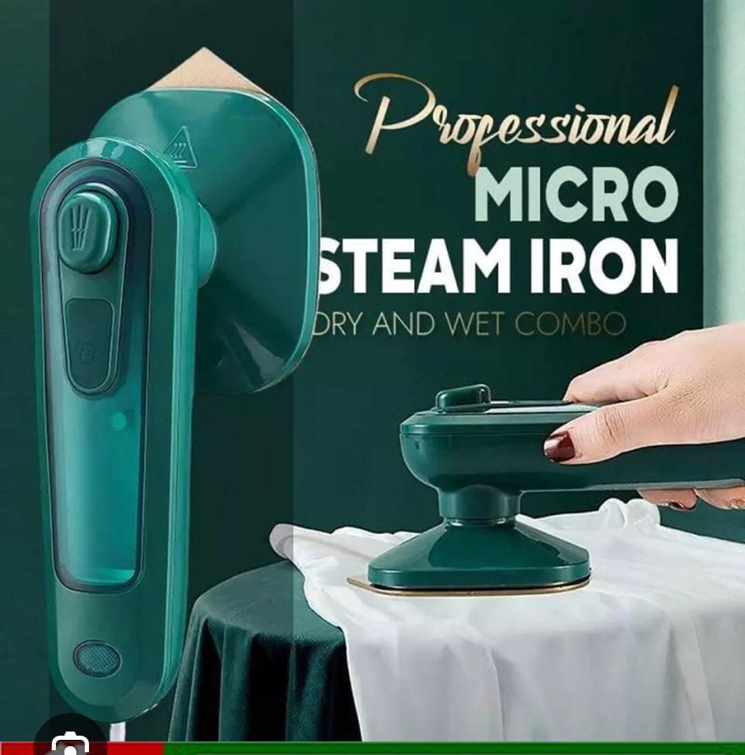 STEAM IRON. Mini Electric  handheld steam iron, Micro, Professional Ironing Machine and Portable Steam Iron, Ironing Sprayer Home Travel.