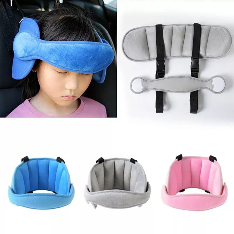 KIDS CAR HEADREST. Protects your children from head and neck injury, Complete adjustability—the front piece has a velcro attachment and comes completely off—you can place it at angle angle you choose.