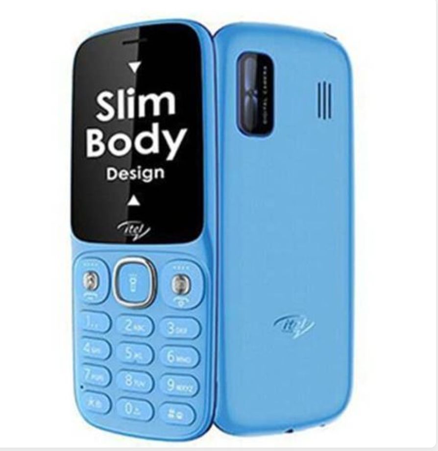 Itel it 5027, has  a slim design ,3 mb ram , bigger display support FM radio and has a bigger battery capacity that can last UpTo 3 to 4 days in use