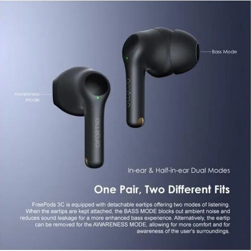 Oraimo FreePods 3C ENC Calling Noise Cancellation Long Playtime True Wireless Earbuds