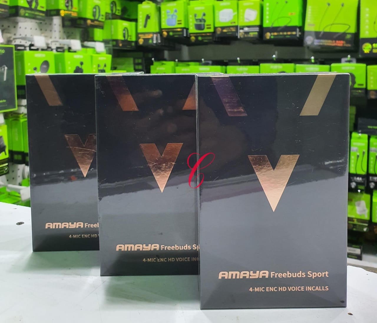 Amaya TK02 Freebuds Sport 4min ENC HD voice incalls earbuds ,incedible sound system,upto 15hrs music and calls playtime, made of good quality hence durable,flexible to use