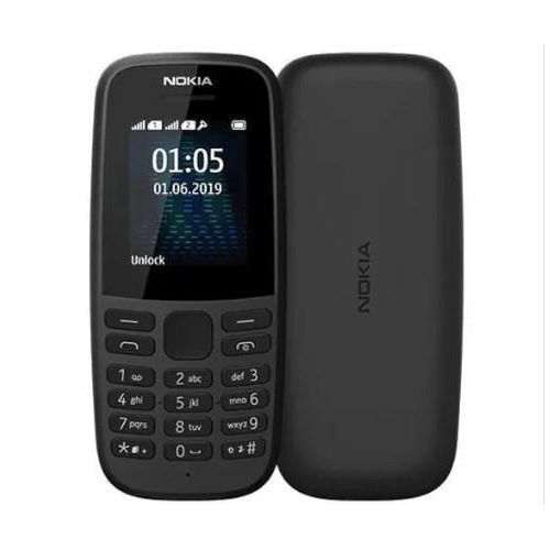 Nokia N105 Dual sim feature phone,slim design hence pocket friendly ,can withstand power for upto 4 days standby