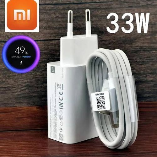 XIAOMI 33W Super Fast Charger For Redmi such as redmi 12c, 13c,10c and above, it can charge as fast as one hour at a very faster rate