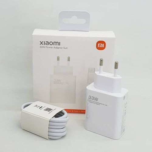 XIAOMI 33W Super Fast Charger For Redmi such as redmi 12c, 13c,10c and above, it can charge as fast as one hour at a very faster rate