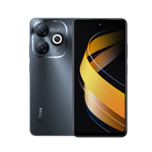 Infinix Smart 8, 6.6", 64GB + 3GB RAM, 5000mAh, 4G, DUAL SIM - Timber Black, THE BATTERY CAN LAST UPTO 4 DAYS STANDBY