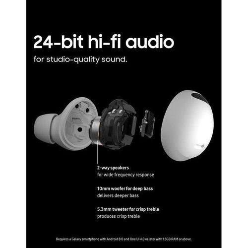 Samsung Buds 2 Pro True Wireless Bluetooth Earbuds - Black, (1YR WRTY),has an incredible base system and a trembling sound ,can withstand power for a long time