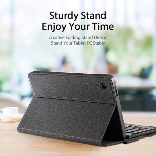 Tablet Case For Samsung Galaxy Tab A9, leather keyboard casing . strong and durable