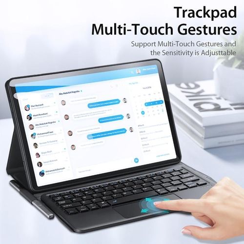 Tablet Case For Samsung Galaxy Tab A9, leather keyboard casing . strong and durable