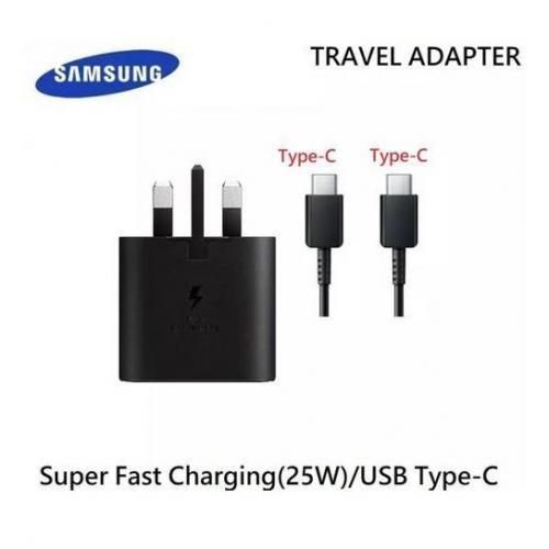 Samsung Original Galaxy A14/A24/A25/25W Original Superfast Charger + Fast Type C -C Cable