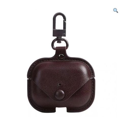 LEATHER CASING FOR AIRPODS PRO ,PROTECTS THE PODS FROM LOSS OR DAMAGE AND GETTING DIRT