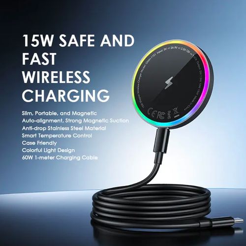Oraimo PowerDock OWH-1151 15W Wireless Charging Pad, can charge all wireless gadgets and phones at a very faster rate eg s24 ultra etc