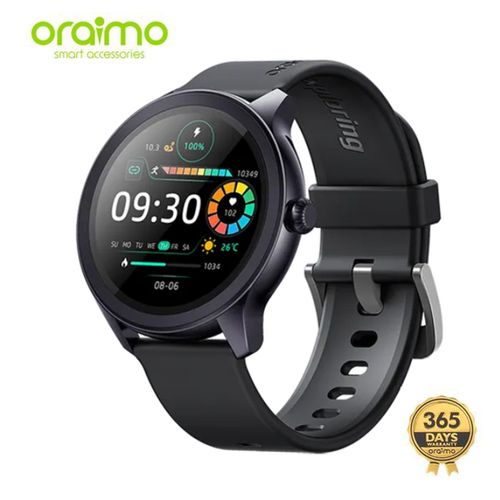 Oraimo Watch 2R HD Bluetooth Calling 1.39‘’ TFT Large Screen IP68 Waterproof Smart Watch,can manage all calls via receiving and ending