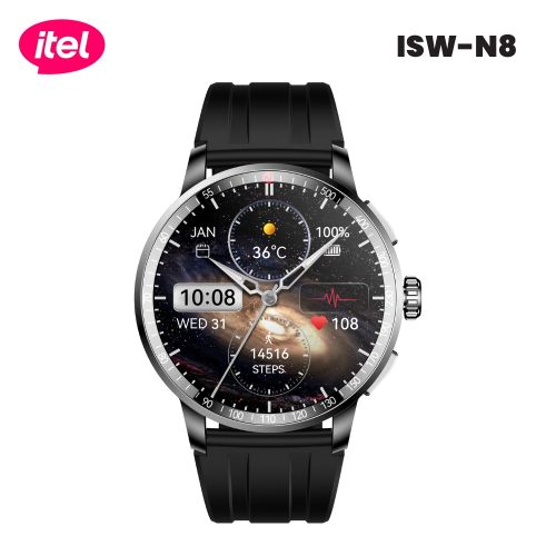 Itel ISW-N8 Horizon Smartwatch 1.43'' AMOLED screen smartwatch with rubber straps