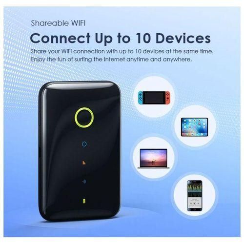 Oraimo High Speed Portable 4G Mobile Wi-Fi (MIFI),hotspot elf2 OM-102 4G dual sim card slot