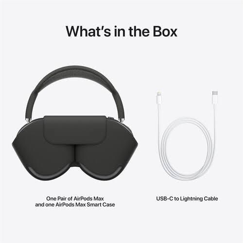 Apple AirPods Max Wireless Over-Ear Headphones, Active Noise Cancelling, original quality . can withstand power for a very long period of time upto 3 days standby