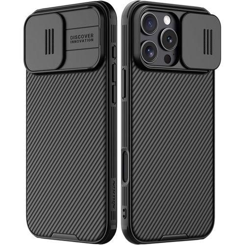 Nilkin iPhone 16 Pro Max Case with Camera Protection Cover, CamShield Pro Case for iPhone 16 Pro Max Slim Stylish Protective Case Compatible for iPhone 16 Pro Max 5G 6.9’’ - Black
