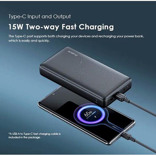 Oraimo TRAVELER 15 FLASH 20000mAh 15W QUICK CHARGE POWER BANK