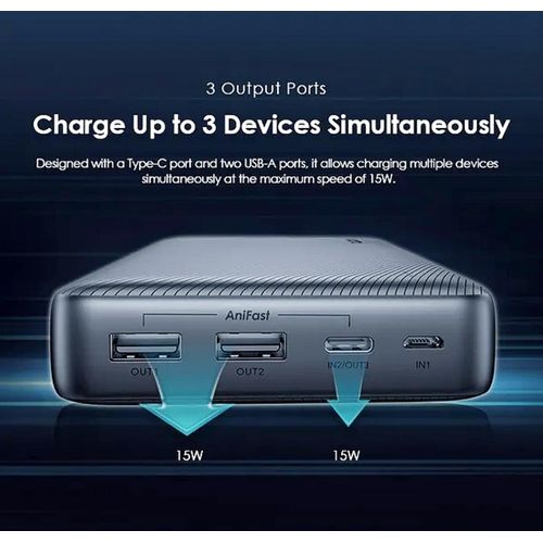 Oraimo TRAVELER 15 FLASH 20000mAh 15W QUICK CHARGE POWER BANK