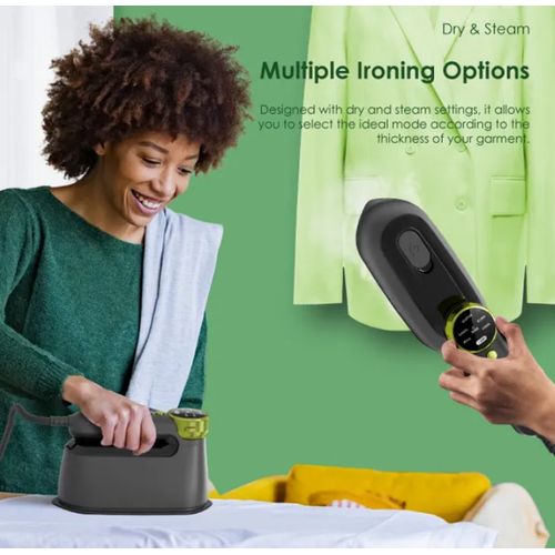 Oraimo SmartIron 1740W Portable Electric Iron,2 in 1 steaming and ironing. easy to use and suitably . straightens clothes and linens