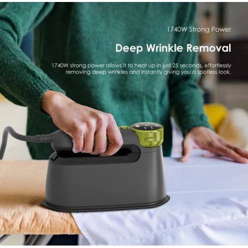 Oraimo SmartIron 1740W Portable Electric Iron,2 in 1 steaming and ironing. easy to use and suitably . straightens clothes and linens