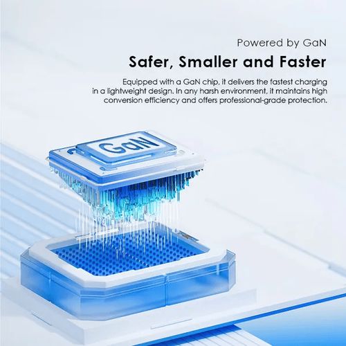 Oraimo Charger PowerCube 20 Chic 20W GaN Wall Charger Kit – Fast Charging With Type-C To Lightning Cable, Compact Design, Durable Build