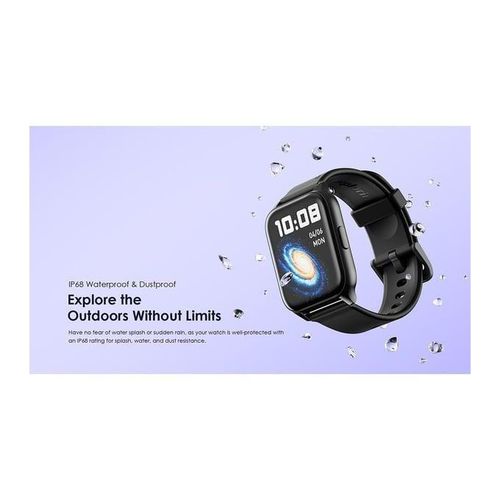Oraimo watch 4 plus osw-801 smart watch, 2.01'' full touch hd display. can withstand power for a long period of time upto 7 days a week. manages all calls via receiving and ending