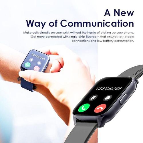 Oraimo watch 4 plus osw-801 smart watch, 2.01'' full touch hd display. can withstand power for a long period of time upto 7 days a week. manages all calls via receiving and ending