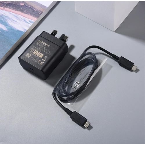 Samsung 45W Super Fast C To C Charger For Galaxy S20,S20 Plus, S20 Ultra,S21, S21 Plus, S21 Ultra, S22, S22Plus, S22 Ultra, S23,S23 Plus, S23 Ultra, S24, S24 Plus, S24 Ultra, Note 10 Plus, Tab S8