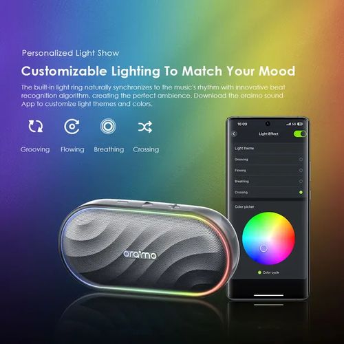 Oraimo SpaceBox 8W FM Wireless Speaker - Compact, Bluetooth, and Rich Sound Quality. superb bass