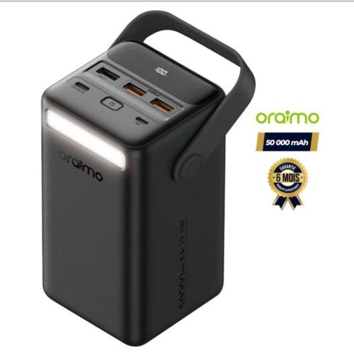 Oraimo PowerBox 500 50000mAhh 22.5W Power Bank 50000 mAh Powerbank OPB-P500QN