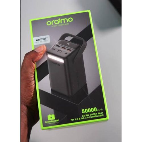 Oraimo PowerBox 500 50000mAhh 22.5W Power Bank 50000 mAh Powerbank OPB-P500QN