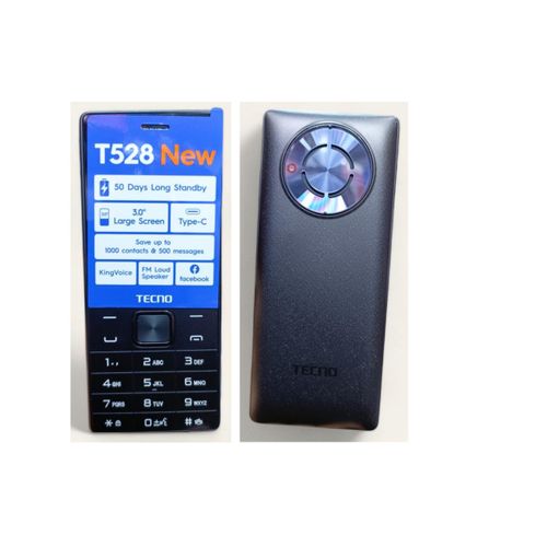 (PROMOTION!)Tecno T528 NEW TYPE-C Charger Dual Sim Display 3.0'' Inches SD Card Slot Built-in FM Mobile BT Speaker Facebook 3.5mm Universal Earphones Camera With Flash 2,500mAh battery