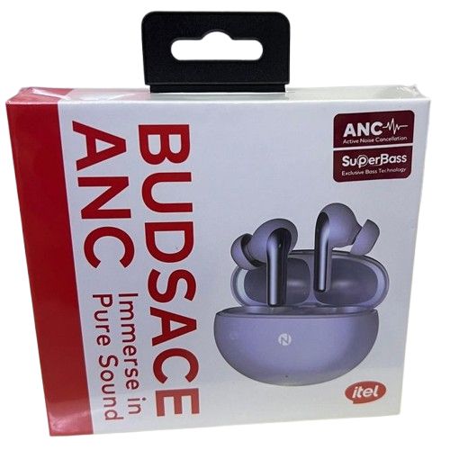 ORIGINAL Itel Buds Ace ANC with up to 25dB ANC, 50h total playback launched ear-pods.Has a deep base and can last upto 4 days standby