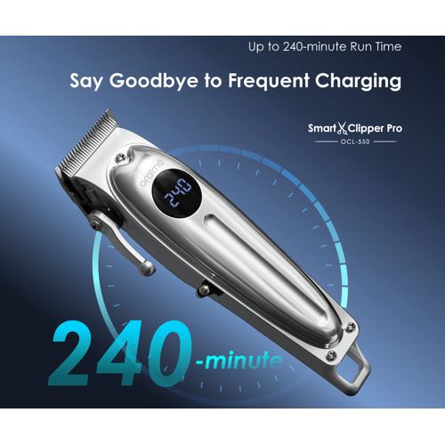 Oraimo SmartClipper Pro Cordless Hair Clipper4-length Adjustable Blade. leaves a very clean and classy shave afterwords