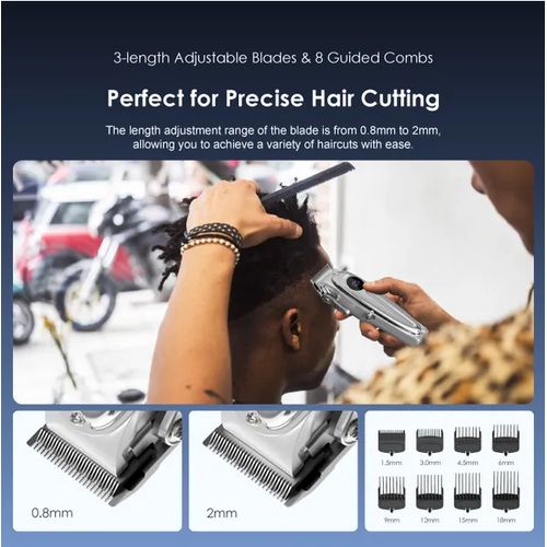 Oraimo SmartClipper Pro Cordless Hair Clipper4-length Adjustable Blade. leaves a very clean and classy shave afterwords