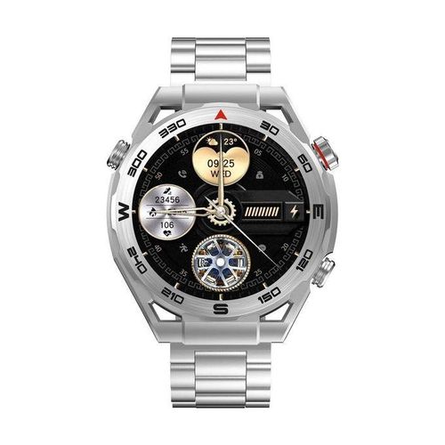 Havit Fitness AMOLED M9030 Ultra metallic  Smartwatch, 2400mAh, Waterproof, Voice assistant.wireless calling and charges wirelessly.can withstand power for a long period of time upto 30 days standby