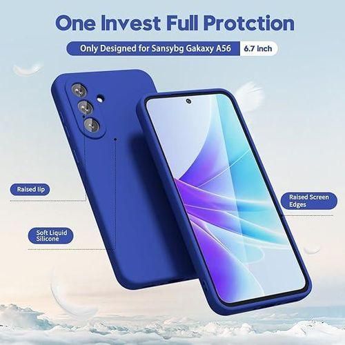 Samsung Galaxy A56 Original Silicone Case/ Cover. does not fades aways its initial colour. fits perfectly in a phone and comfortable