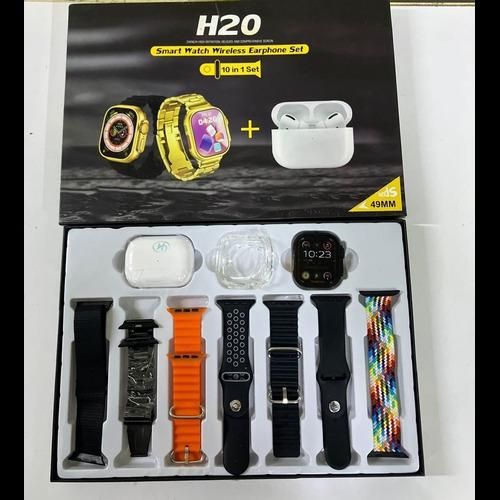 ORIGINAL H20 Ultra Smart Watch with Bluetooth wireless earphones BEST IN Heart Rate Monitor,Blood Oxygen Monitor,Sleep Monitor AND Blood Sugar Monitor.Be in control of your Health