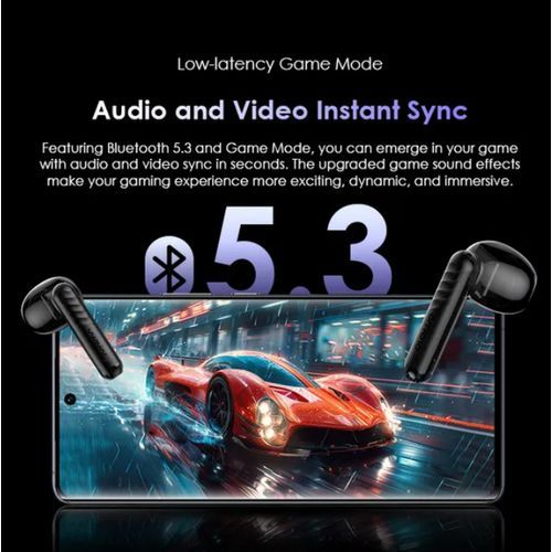 Oraimo FreePods Neo Half In Ear True Wireless Earbuds,.can withstand power for a long period of time upto5 days standby.has an incredible sound quality with a superb bass system