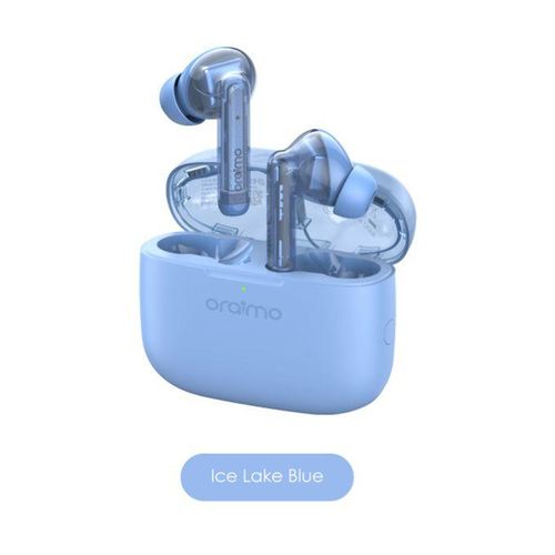 Oraimo FreePods Lite ENC 40-hour Playtime Heavybass True Wireless Earbuds. can withstand power for a long period of time upto 40 hours standby. has an incredible sound quality with superb bass