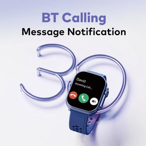 Itel 2.01" ISW-L1 Lux HD+ Scratch & Water Proof Smart Watch - can withstand power for a long period of time upto 30 days standby. has got active clear BT call.