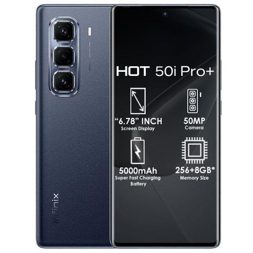 NEW ARRIVAL!!! Infinix Hot 50 PRO PLUS Curved AMOLED ,128GB ROM+8GB RAM -6.78", Dual SIM, 48MP Camera 5000mAh- Smartphones. can withstand power for long upto 3 to 5 days