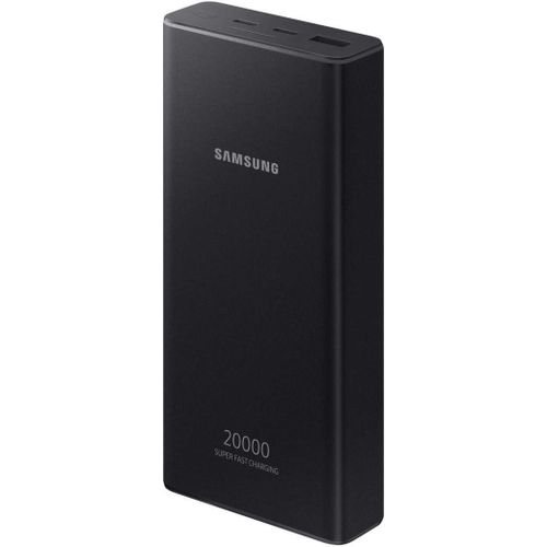 Samsung 20000MAH PORTABLE PD USB C 25W SUPERFAST CHARGING BATTERY PACK POWERBANK .BLACK. CHARGES AT A VERY QUICKER RATE . COMPATIBLE WITH ALL PHONES ,CAN WITHSTAND POWER FOR A LONG PERIOD OF TIME