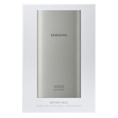 Samsung Advanced Fast Charge Power Bank, Battery Pack, 15W, 10000 MAh Capacity, 2-Port With Type-C Cable, Pink Or Silver.super fast charging. compatible with all phone brands. withstand power for long